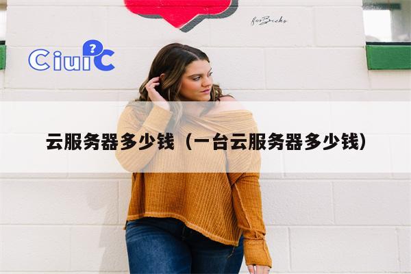 云服务器多少钱（一台云服务器多少钱）