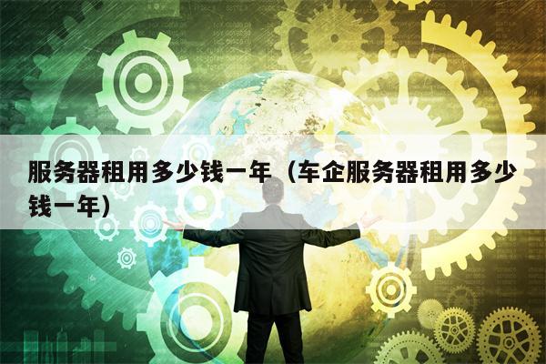 服务器租用多少钱一年（车企服务器租用多少钱一年）