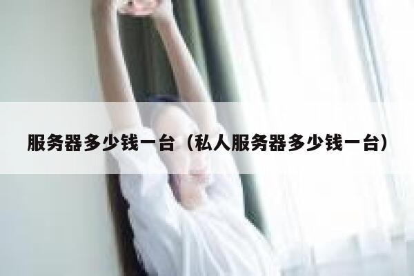 服务器多少钱一台（私人服务器多少钱一台）