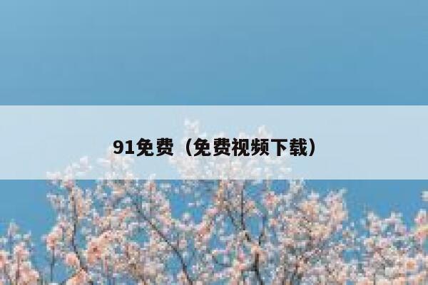 91免费（免费视频下载）